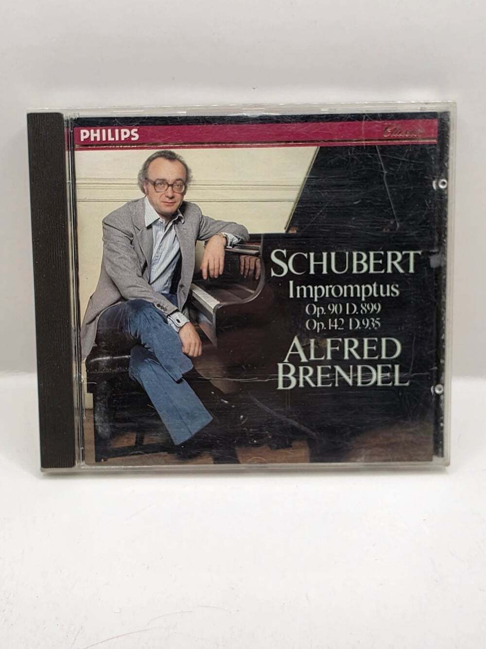 Schubert Impromptus Alfred Brendel CD 1984 Classical Philips West Germany